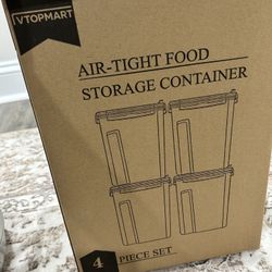 Large Cereal Storage Container Set 4