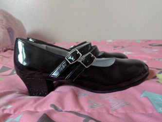 New Dress Shoes with sparkle heels sz3