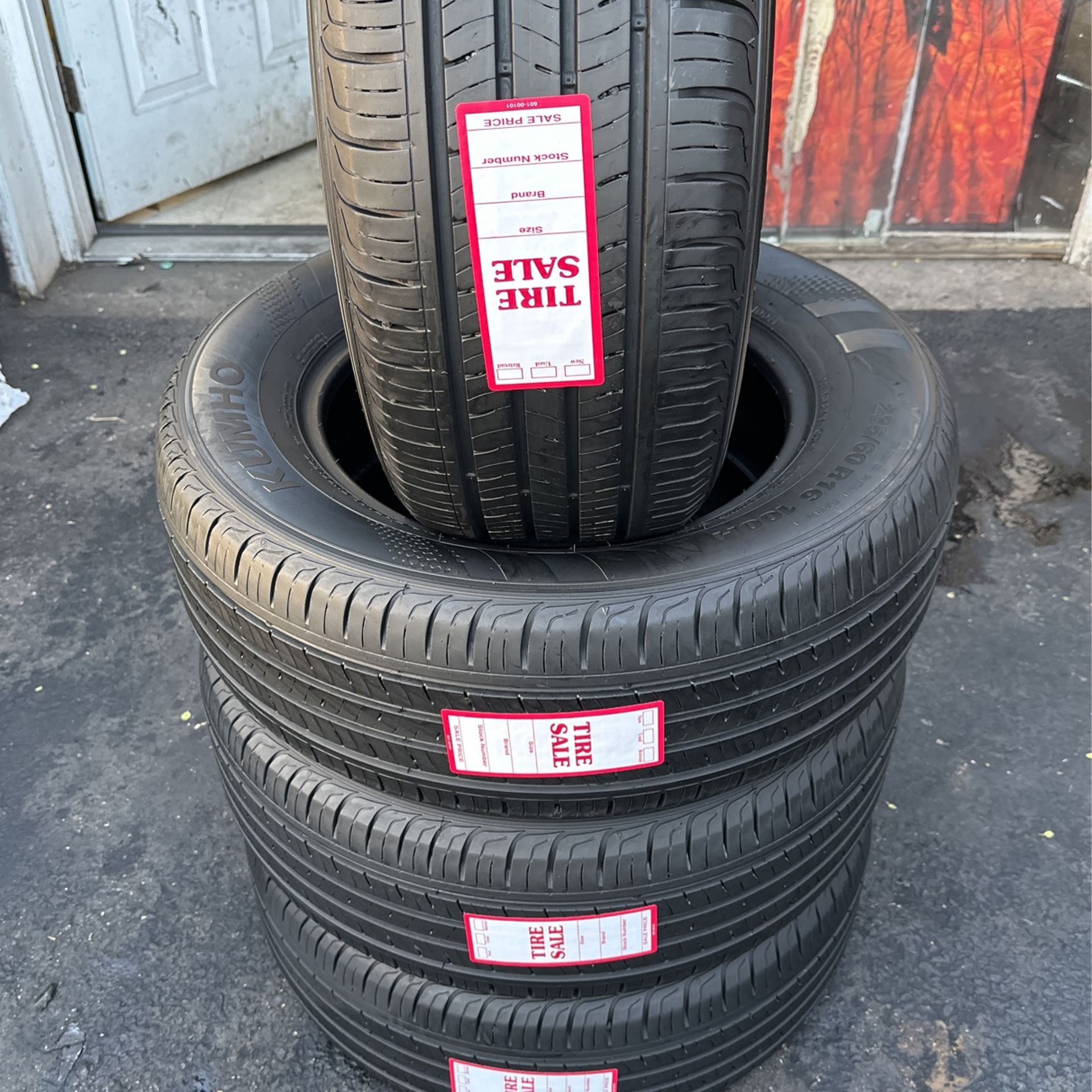 Four Tires For Sale 235/60/16