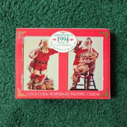 1994  Limited Edition 2 Decks Of Coca Cola Playing Cards