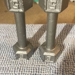 Dumbbells Set Of 5 Pound 