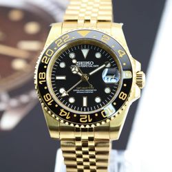 Seiko Mod: GMT Gold