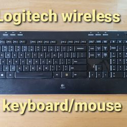 Logitech Wireless KB/mouse
