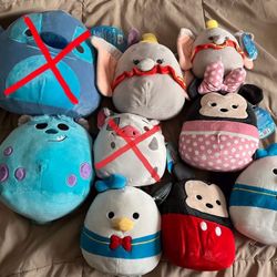 Squishmallows Disney NEW! 5” $5 7” $10 