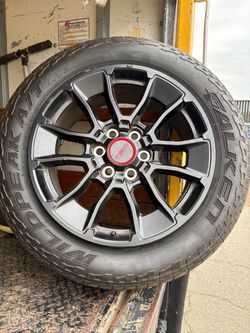 Set of 4 Toyota TRD Adventure / Flat Black Wheels