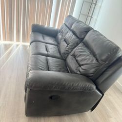 Sofá Cuero Reclinable 