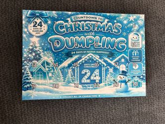 Advent calendar dumplings