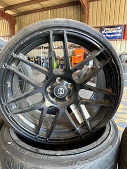 Curva 20 inch black wheels