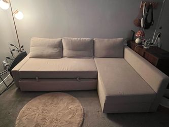 IKEA FRIHETEN Sleeper Sectional Sofa w/ Chaise, Storage & Pull-Out Bed