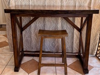 Bar height table
