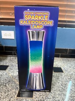 Color Changing Sparkle Kaleidoscope Lamp