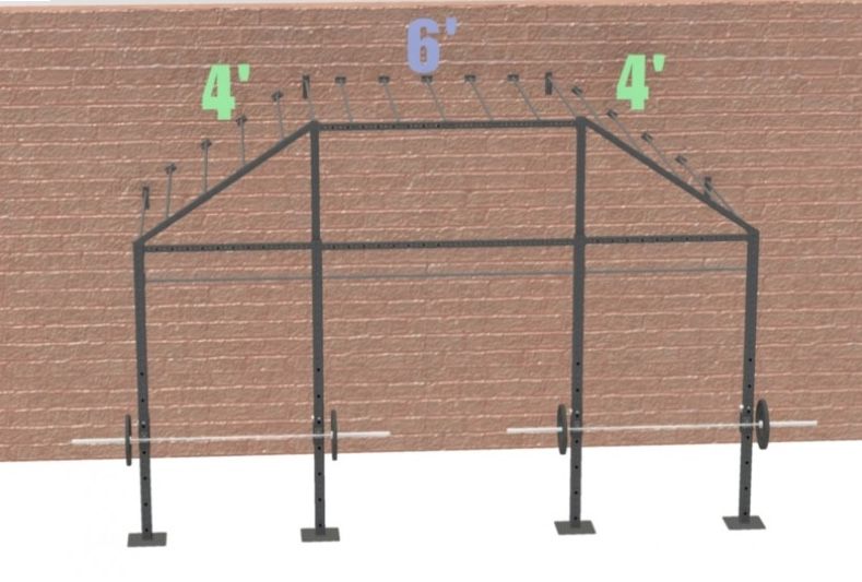 14 Foot Cross Rig (wall mounted)