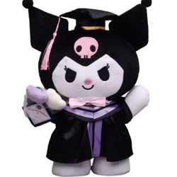 New Sanrio Kuromi Graduation Plush 