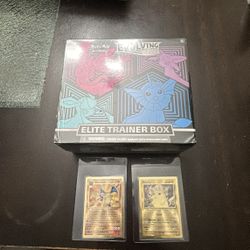 Evolving Skies ETB/ Charizard/ Pikachu Lot