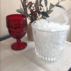 Crystal princess house ice bucket/wine chiller. 