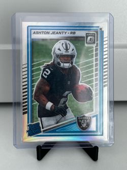 Ashton Jeanty Donruss Optic Rated Rookie HOLO Card