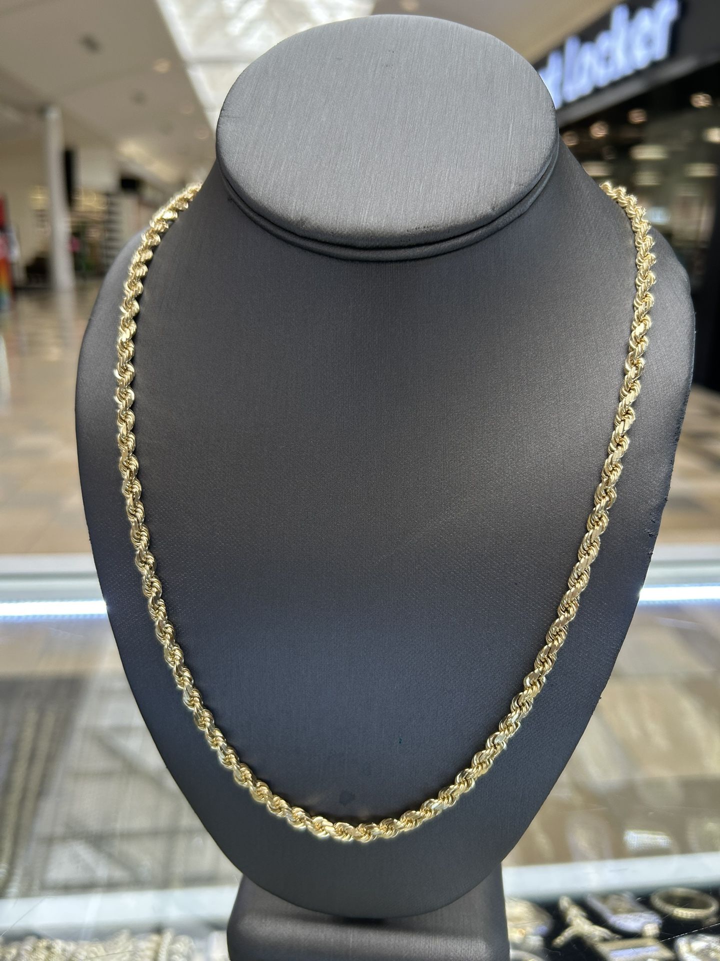 10kt Gold Solid Rope Chain 2665