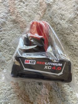 Milwaukee 12v 4.0 ah battery