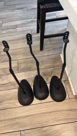 3 speaker stands