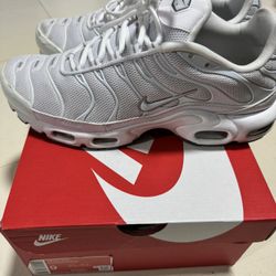 Nike Air Max Plus, White, Mens 9