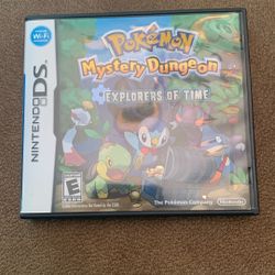 Pokémon Mystery Dungeons Explores Of Time Nintendo Ds Game