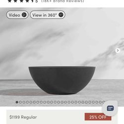 Rove Concepts Modern Sculptural Round Coffee Table 