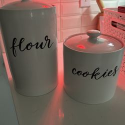 Two Piece Canister Set