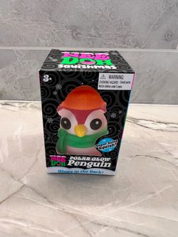 Needoh Squishmas Polar Glow Penguin