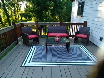 Patio furniture set chairs and table