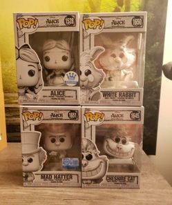 Funko Pop Sketched Alice In Wonderland Set
