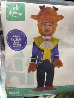 New, Disney Baby Beast Costume size 6-12 mos.