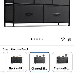 WLIVE Dresser for Bedroom with 5 Drawers
