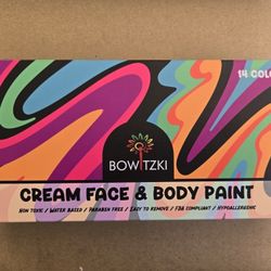 Crean Face And Body Paint 14 Colors