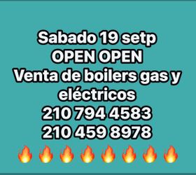 Water heaters GAS AND ELECTRIC (6 months warranty)