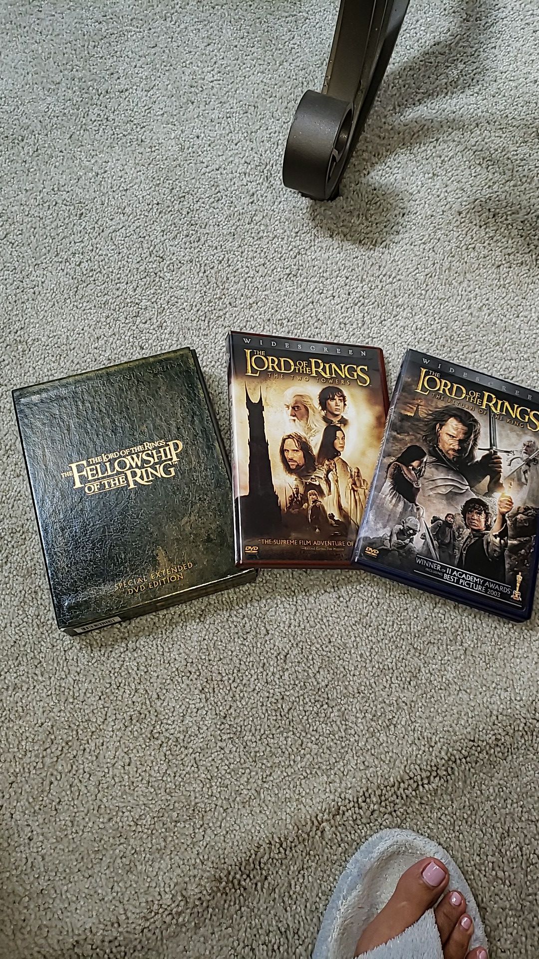 The Lord Of The Rings DVD set