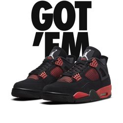 Jordan 4 Retro Red Thunder