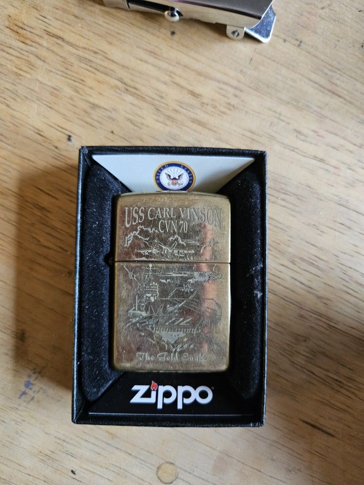 Zippo Lighter  USS CARL VINSON