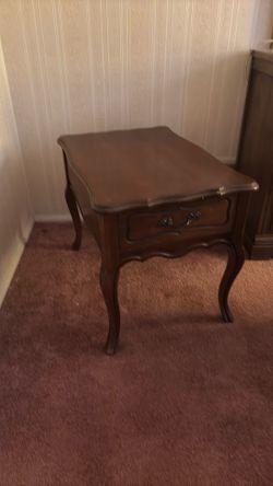 Two matching end tables