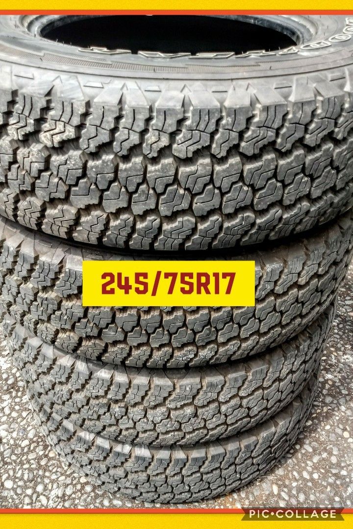 Set 4 tires like new no rims