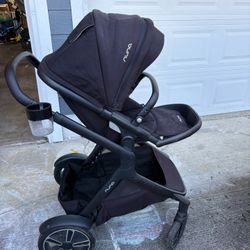 Nuna Demi Grow Black Double Stroller 