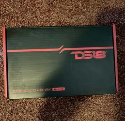 NEW Ds18 4k 4 channel Amp