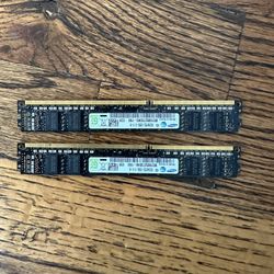 2x Samsung 4GB DDR3 Non ECC PC3-12(contact info removed)Mhz 2Rx8 Memory M379B5273DH0-YK0