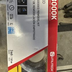 3 Inch Brushed Nickel Recessed Light - 6 Units