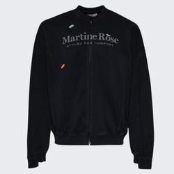 Martine Rose Black Zip Up Track Jacket