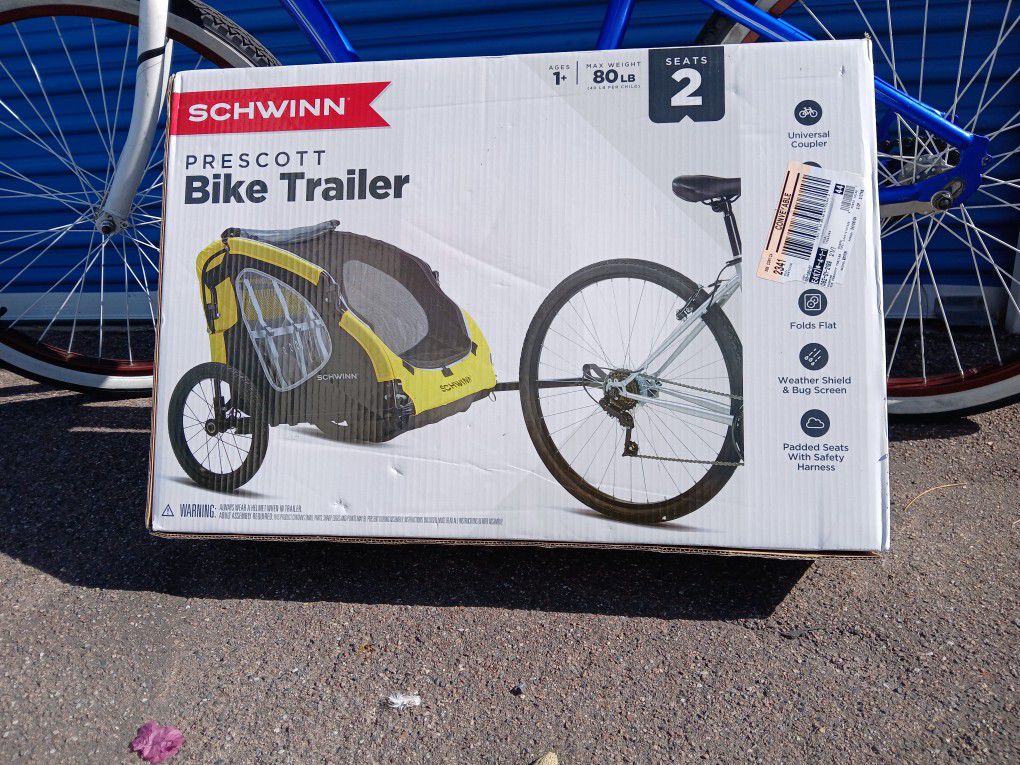 Schwinn Bike Trailer Brand New In Box 