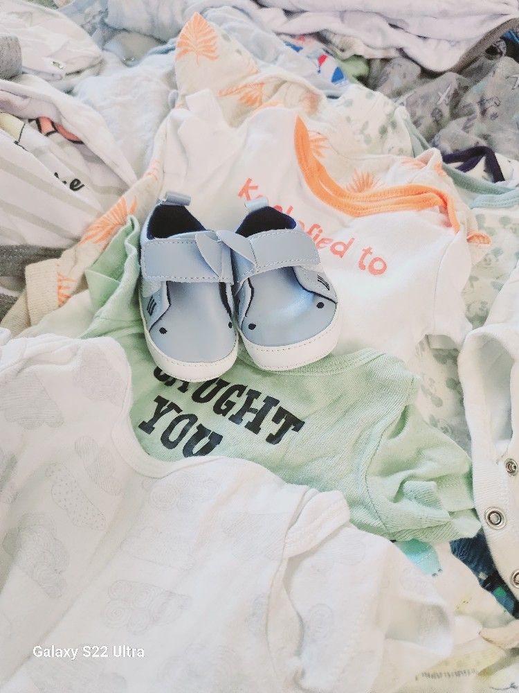 Ropa De Bebe De 0 A 3 Meses Zaptitos Cobijas Para Envolver A Bebé Gorritos Todo Por 30
