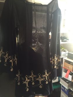 Thomas Wylde goth tunic/ Black skull Dress