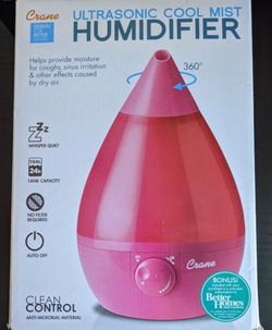 Crane Drop Ultrasonic Cool Mist Humidifier
