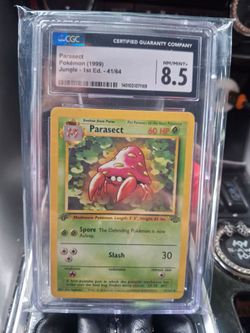 1999 Pokemon Jungle First Edition Parasect CGC 8.5