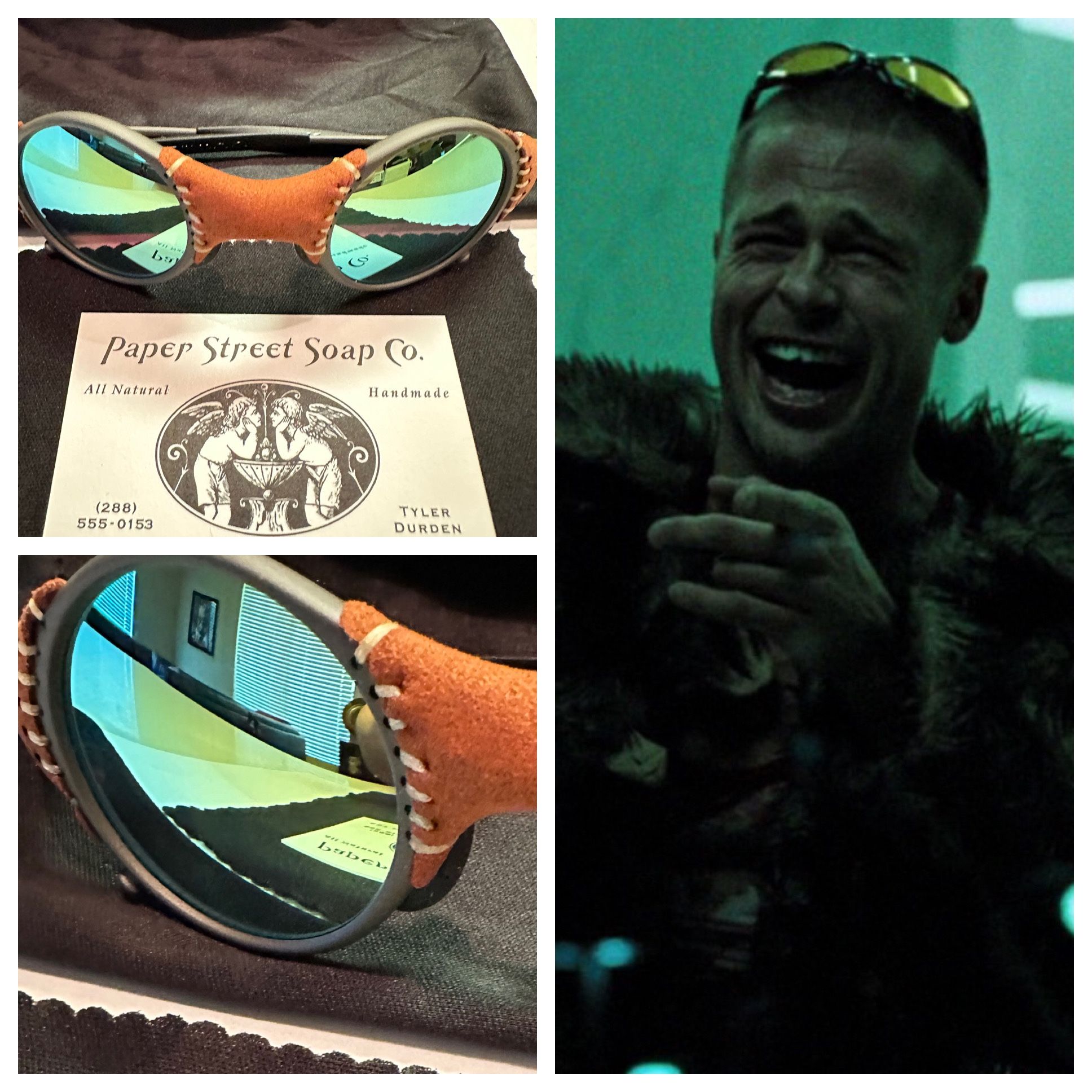 Paperstreetshade Fight Club Tyler Durden NEW Oliver Peoples 523 Mars Brad Pitt